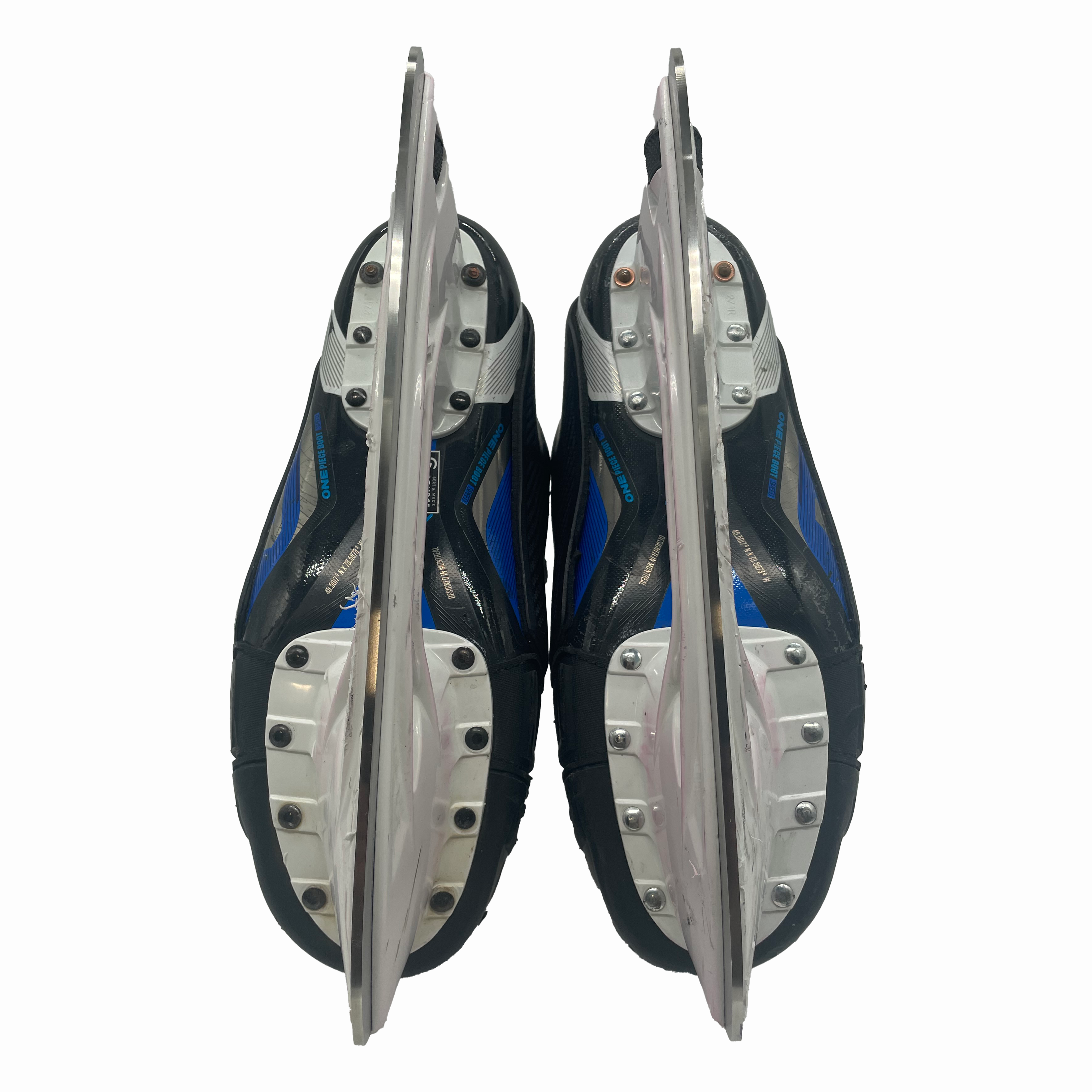 CCM Jetspeed FT6 Pro – Patins de hockey d'occasion Pro Stock avec bloqueurs de tir – Taille 8R